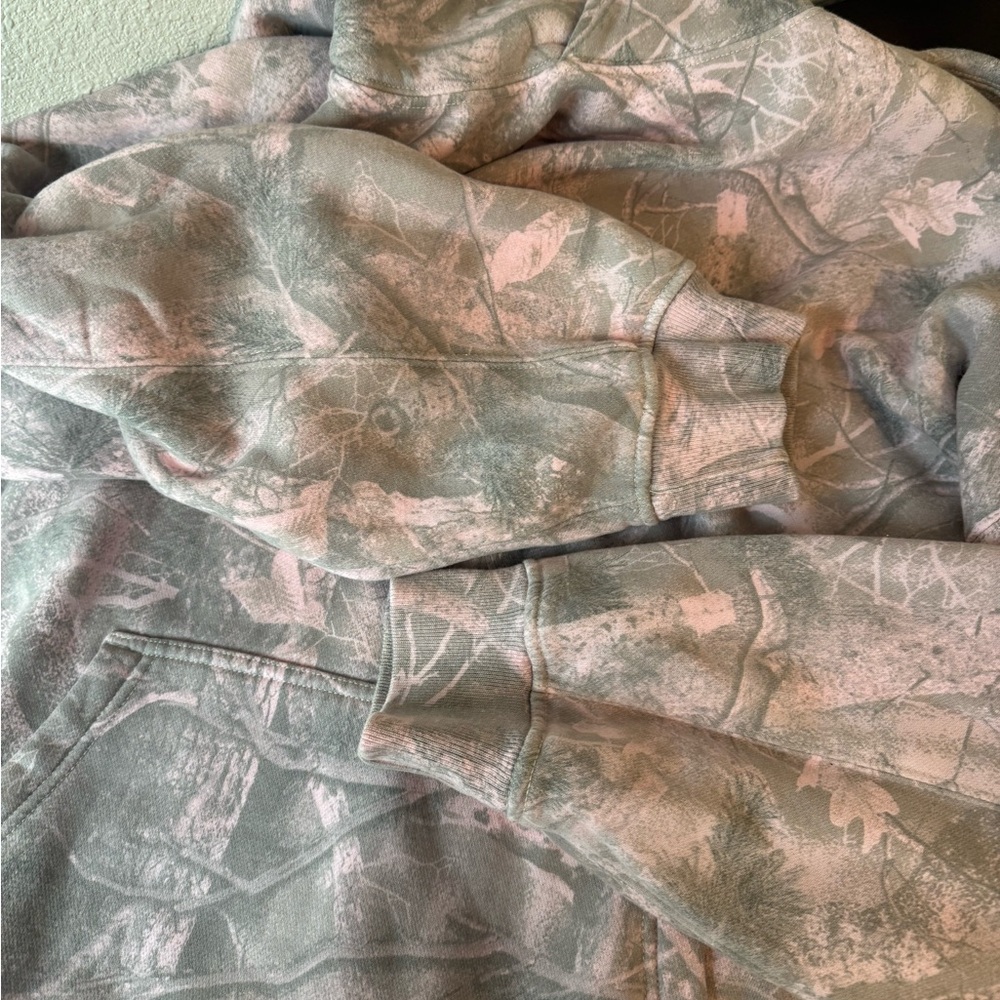 Abercrombie pink camo hoodie